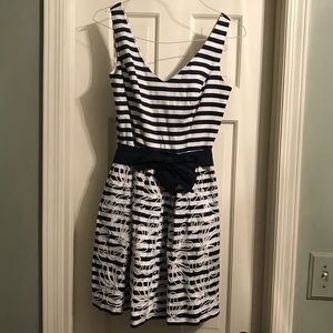 Lilly Pulitzer striped flower dress